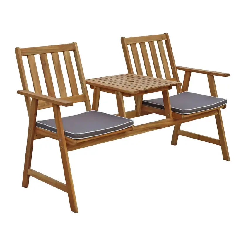 Jack & Jill 2 Seater Timber Bench