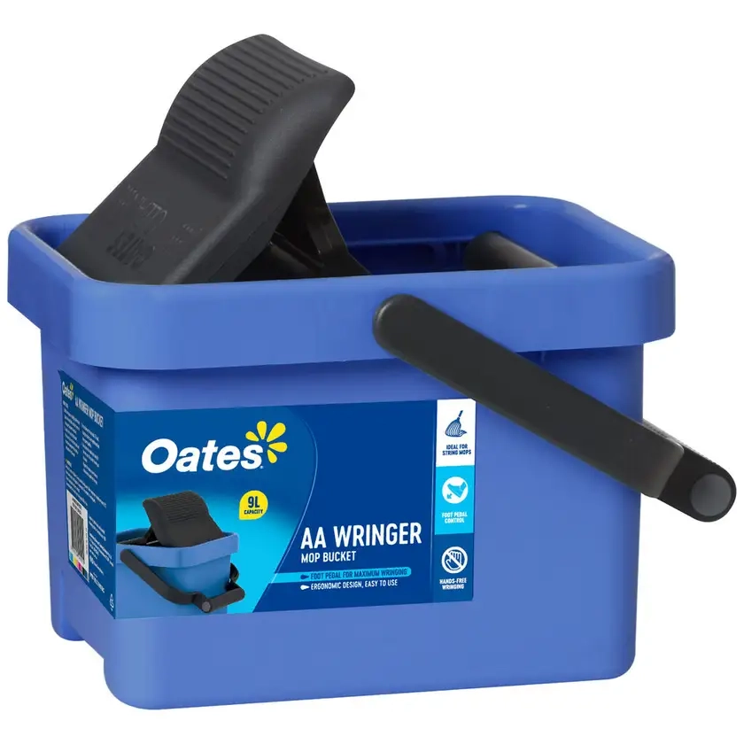 Oates 9L Wringer Mop Bucket