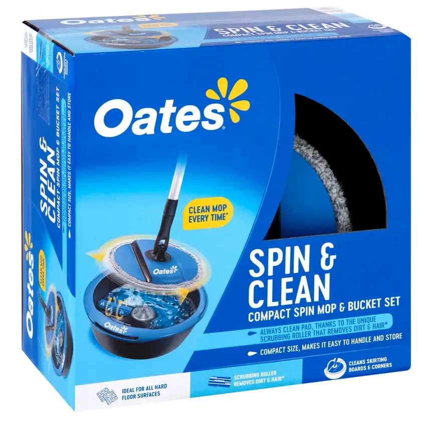 Oates Spin & Clean Mop & Bucket