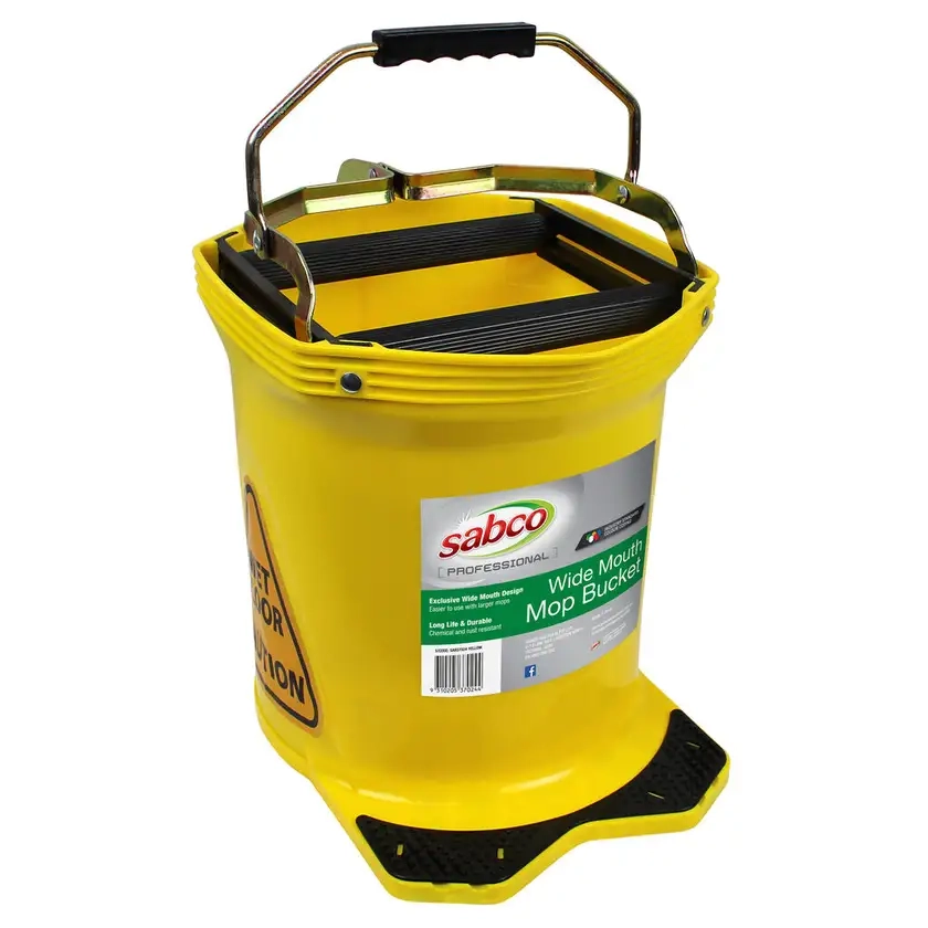 Sabco Wide Bucket 16L Yellow