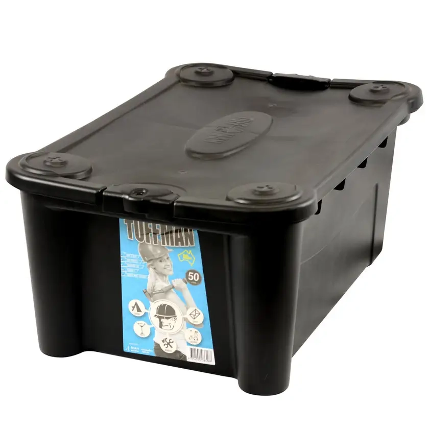 Tuffman Trade Plastic Storage Box with Lid