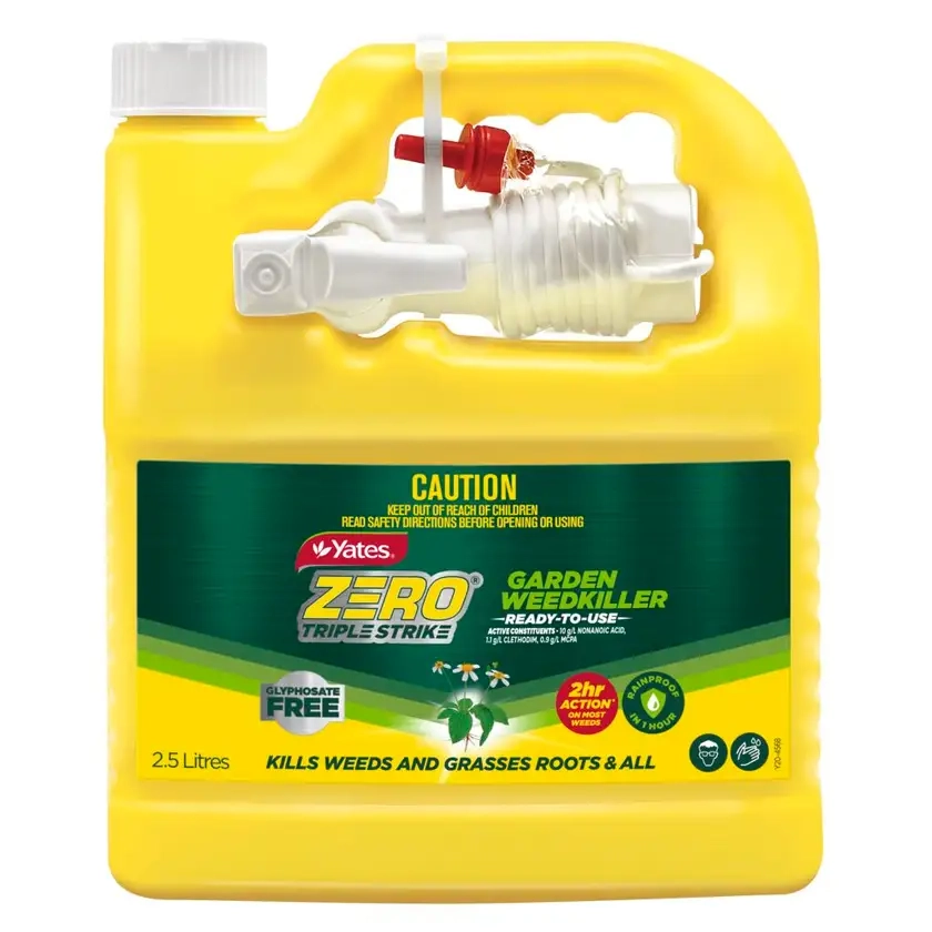 Yates Zero Triple Strike Weedkillers - Ready to Use 2.5L