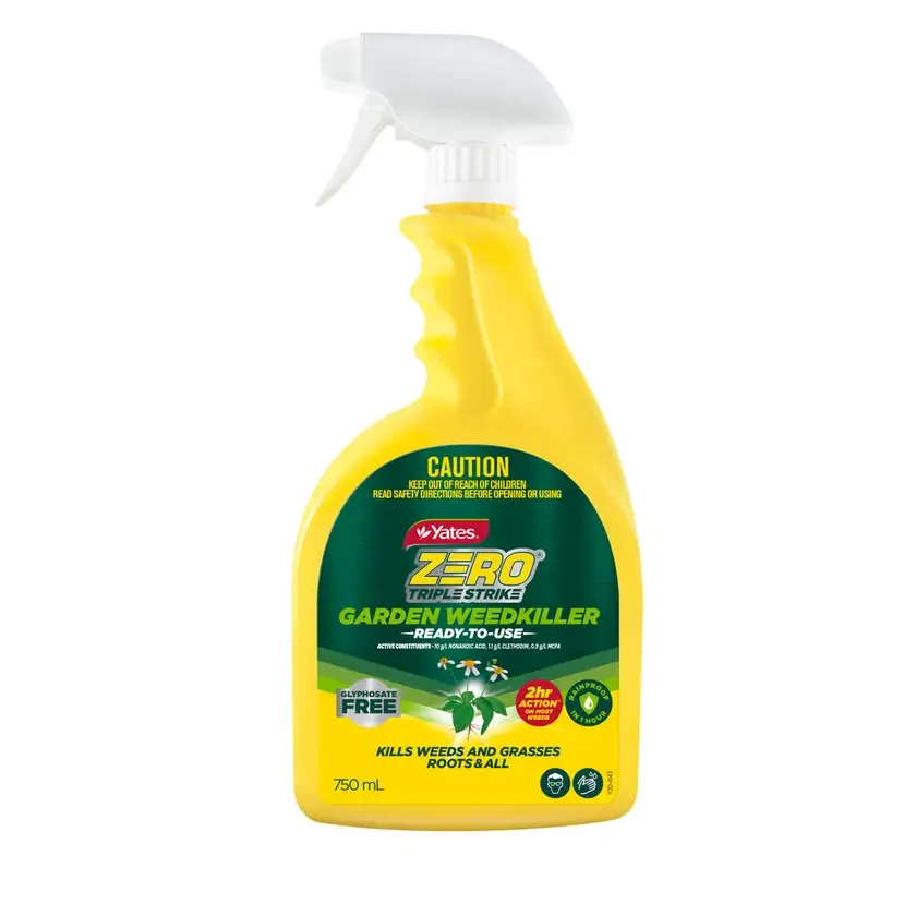 Yates Zero Triple Strike Weedkillers - Ready to Use 750ml