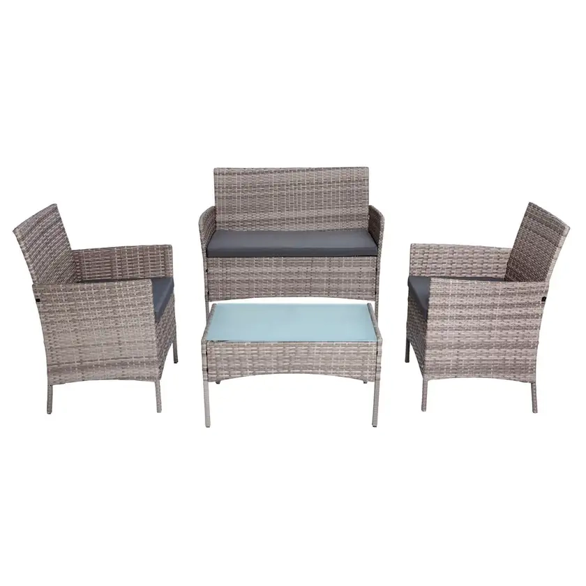 Yorkshire 4 Seater Wicker Lounge Setting