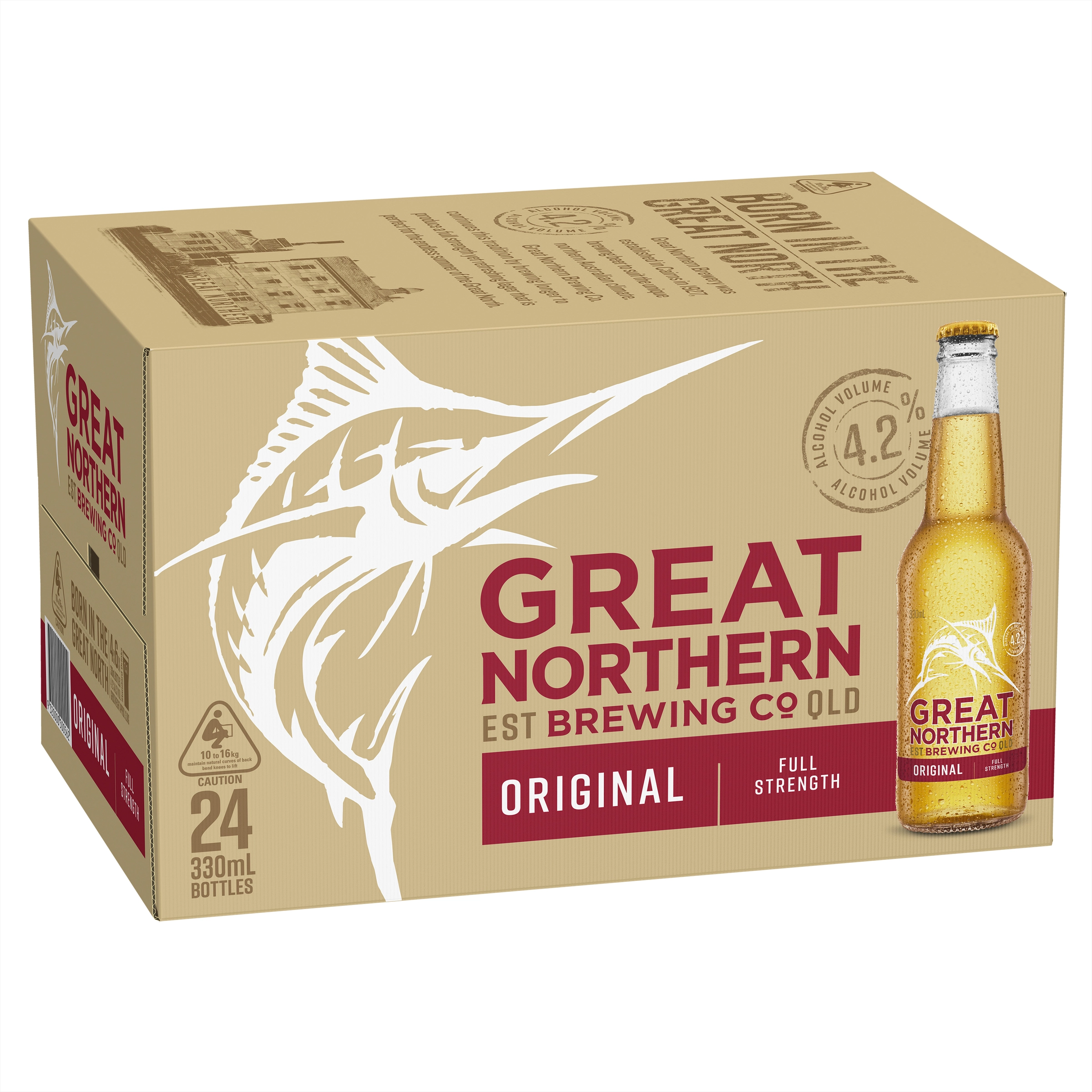 Great Northern Original Lager Bottles 24x330ml