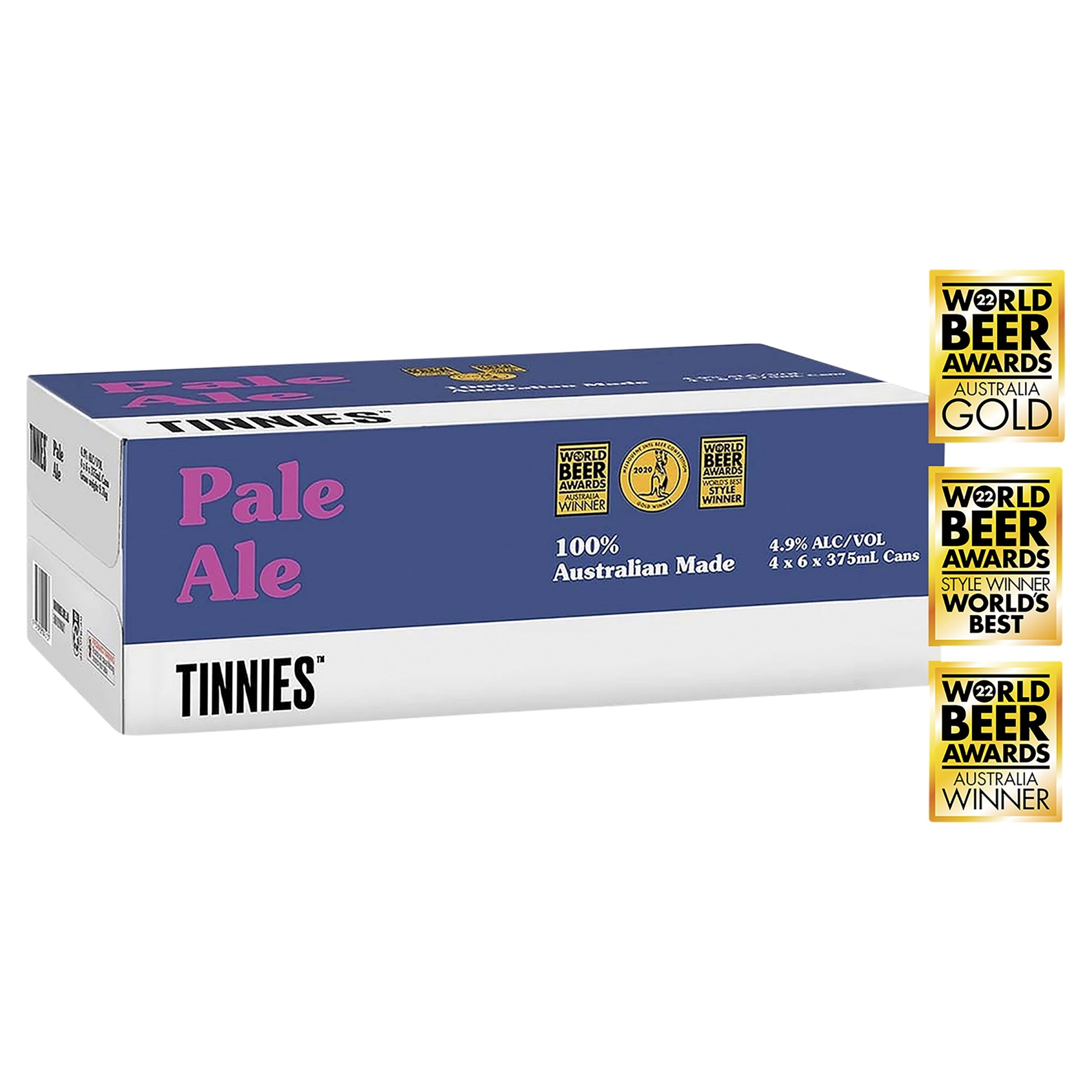 Tinnies Pale Ale Cans 24x375ml