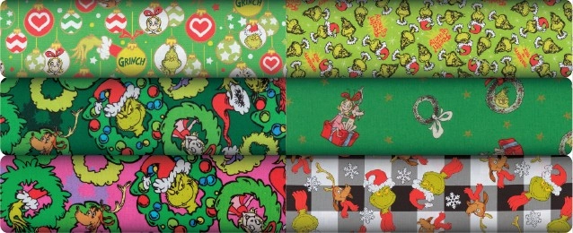 All Grinchmas Fabrics