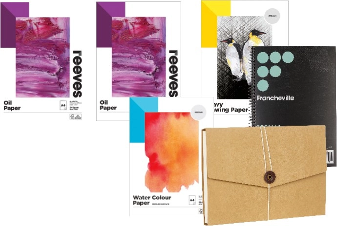 30% off Artist Pads and Visual Diaries