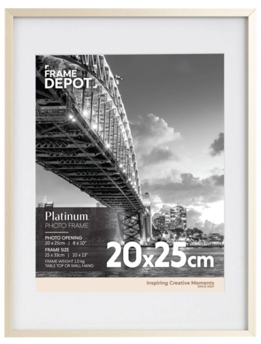 30% off Platinum Frame 20 x 25cm