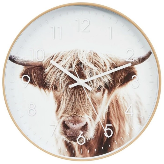 40% off Highland Cow Clock