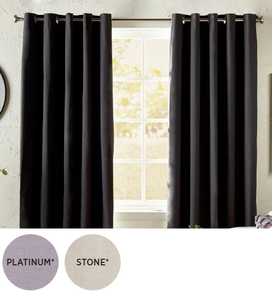 40% off Ishtar Blockout Eyelet Curtains