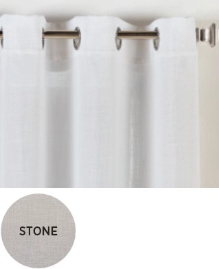 40% off Neutrals Sheer Eyelet Curtains