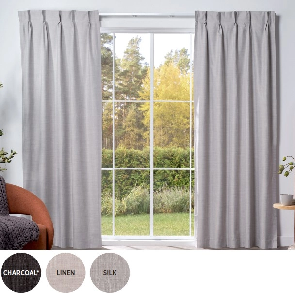 40% off Somerset Blockout Pinch Pleat Curtains