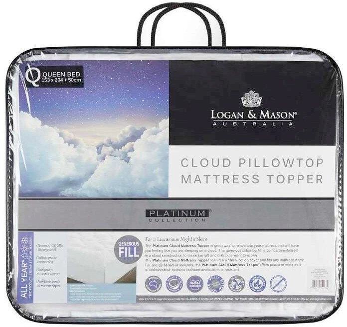 50% off Logan & Mason Platinum Cloud Topper