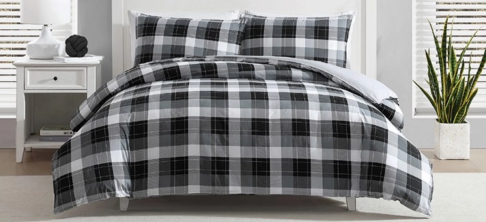 50% off Nautica Cotton Bluff Plaid Quilt Cover Set