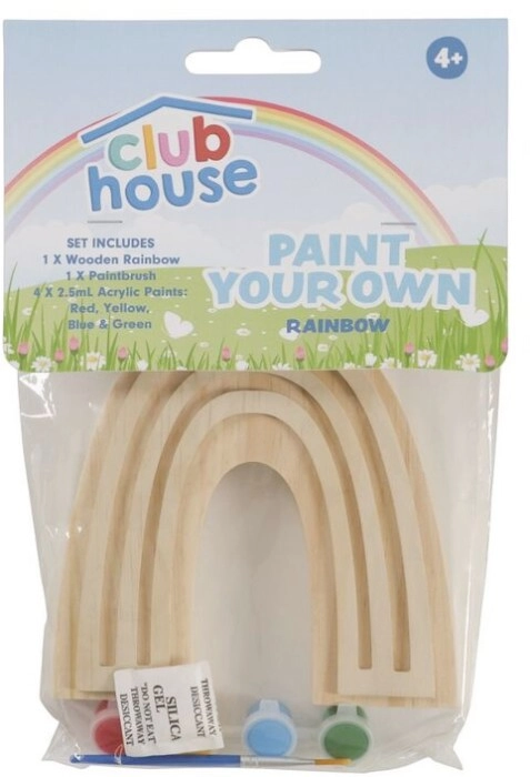 50% off NEW Club House Paint Your Own Rainbow Multicoloured