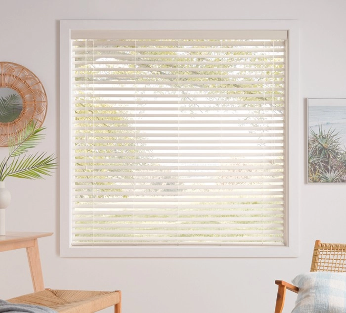 50mm Fawn Textured Faux Wood Venetian Blinds