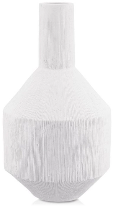 Bouclair White Tall Vase