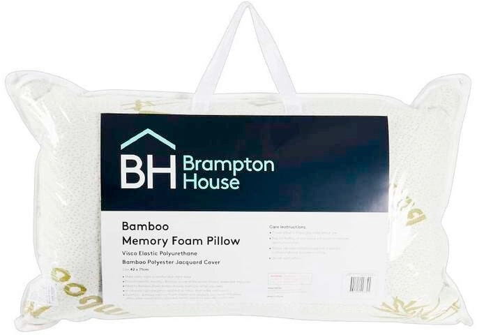 Brampton House Bamboo Memory Foam Pillow