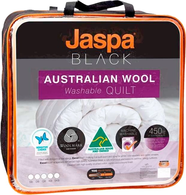 Jaspa Australian Wool Washable Quilt