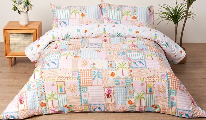 KOO Miami Cotton Quilt Cover Set