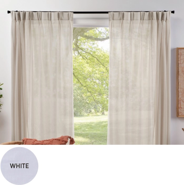 Meeko Sheer Pinch Pleat Curtains