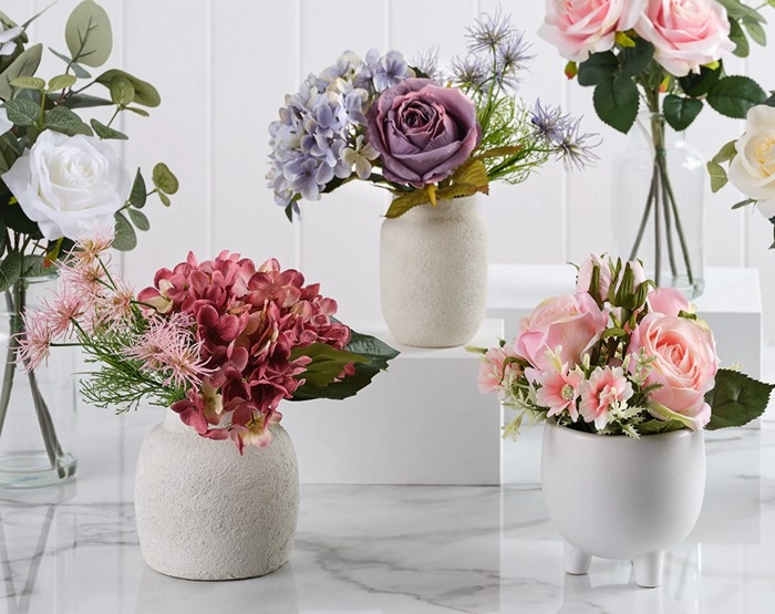 Premade Artificial Floral Arrangements