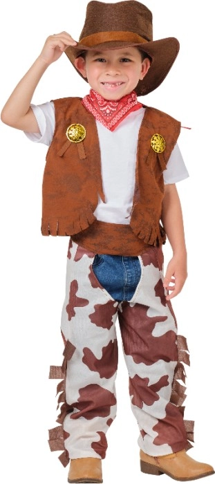 Spartys Kids Cowboy Costume Multicoloured