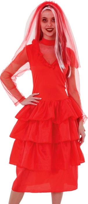 Spooky Hollow Girl Red Wedding Dress