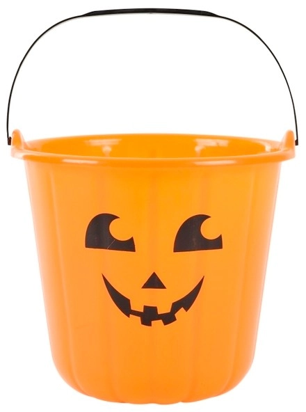 Spooky Hollow Pumpkin Plastic Treat Bucket