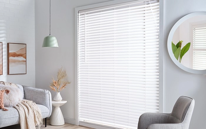 Timber Venetian 50mm Fresh White Blinds