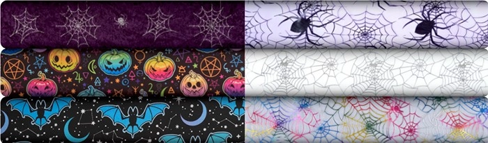 All Halloween Satin, Velvet & Organza