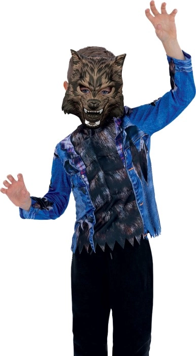 Spooky Hollow Boys Werewolf Denim Jacket