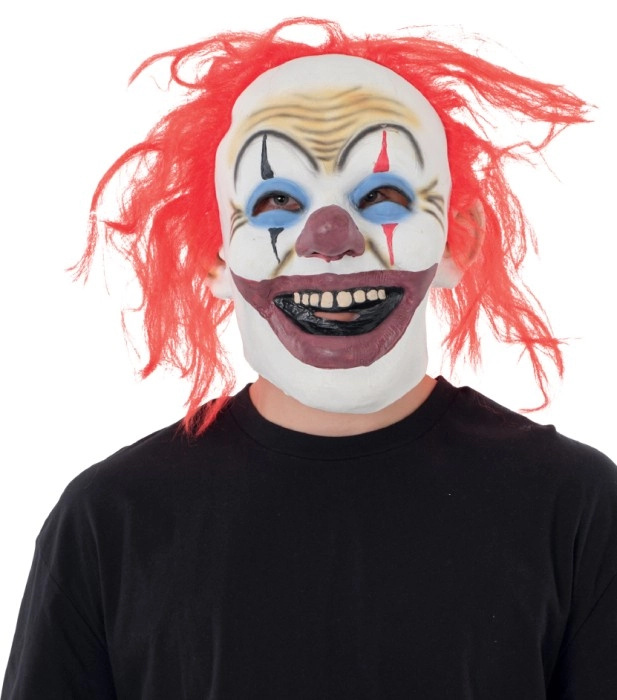 Spooky Hollow Clown Latex Mask