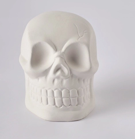 Spooky Hollow Do It Yourself Ceramic Skull