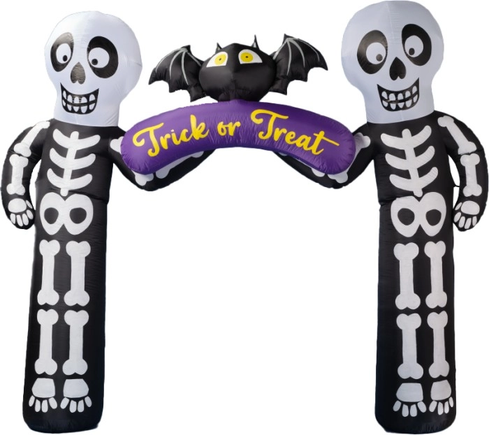 Spooky Hollow Inflatable Skeleton Arch 2.9m