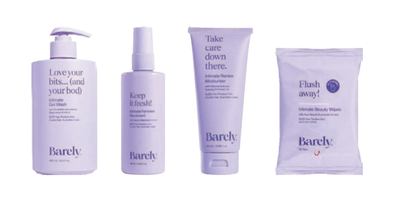 Barely Intimate Skin Care Range