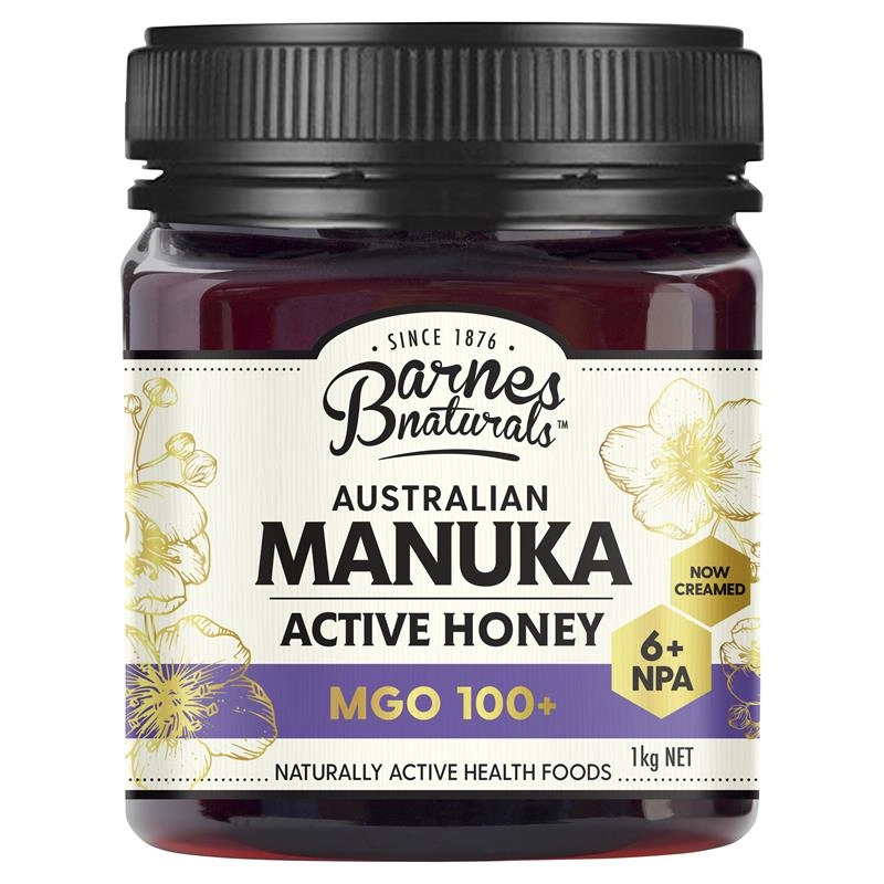 Barnes Naturals Australian Manuka Active Honey MGO 100+ 1kg