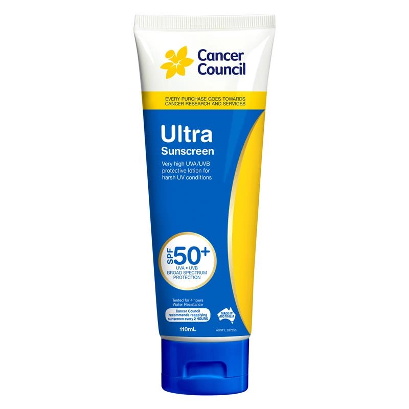 Cancer Council SPF 50+ Ultra Sunscreen 110ml