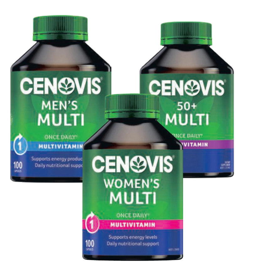 Cenovis Once Daily Men’s, Women’s or 50+ Multi 100 Capsules