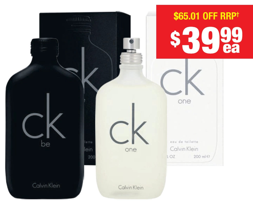 CK Be or One 200ml EDT