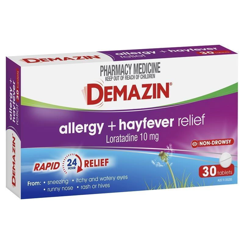 Demazin Allergy + Hayfever Relief 30 Tablets