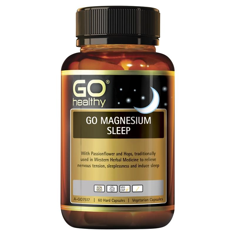 GO Healthy Magnesium Sleep 60 Vege Capsules