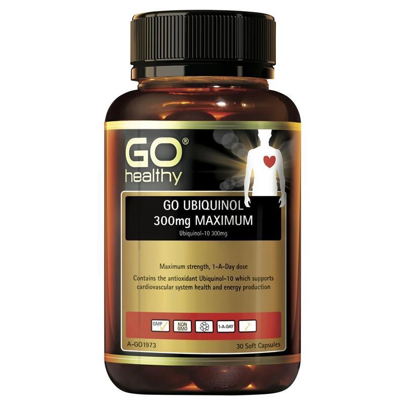 GO Healthy Ubiquinol 300mg Maximum 30 Soft Capsules