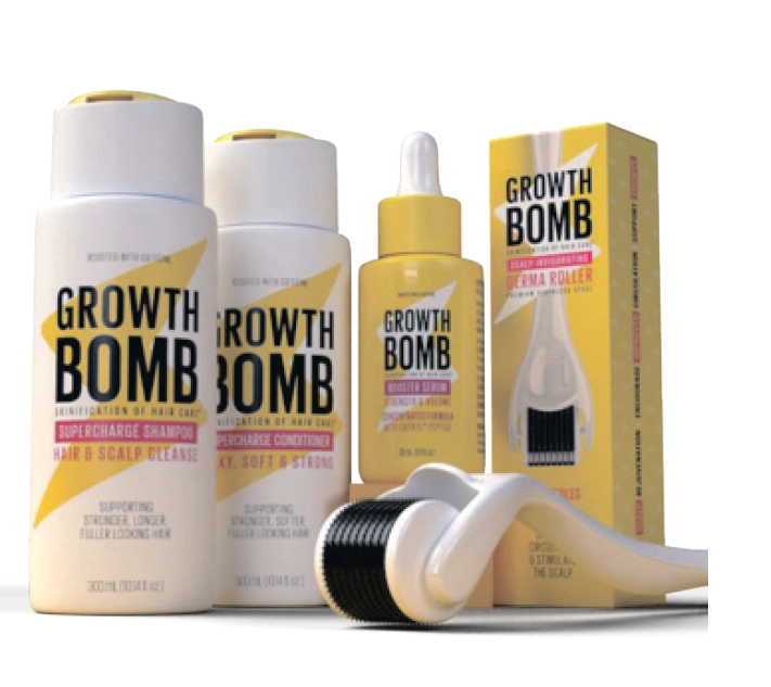 Growth Bomb Haircare Range