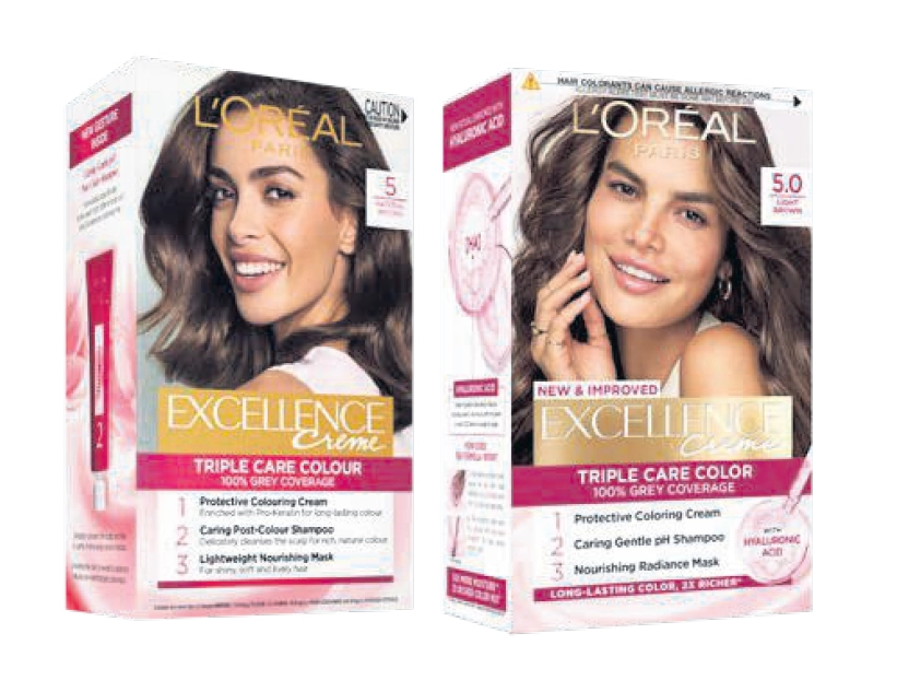 L’Oréal Paris Excellence Creme Hair Colour Range