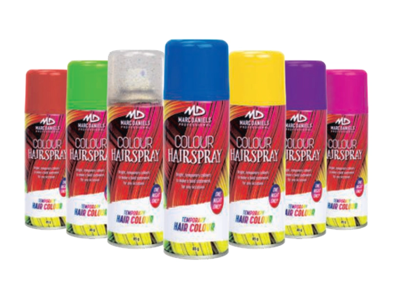 Marc Daniels Coloured Hair Spray Range