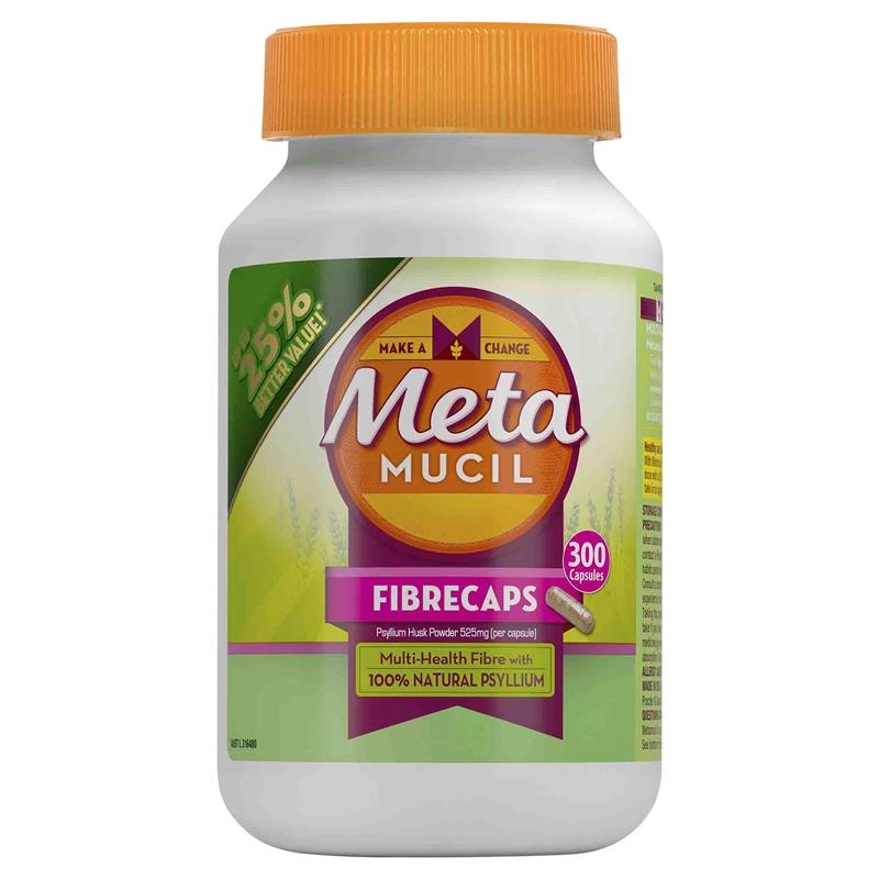 Metamucil Fibrecaps 300 Capsules