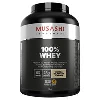 Musashi 100% Whey Vanilla Milkshake Flavour 2kg