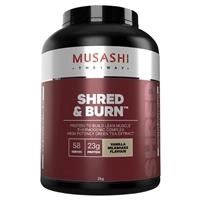 Musashi Shred & Burn Vanilla Milkshake Flavour 2kg